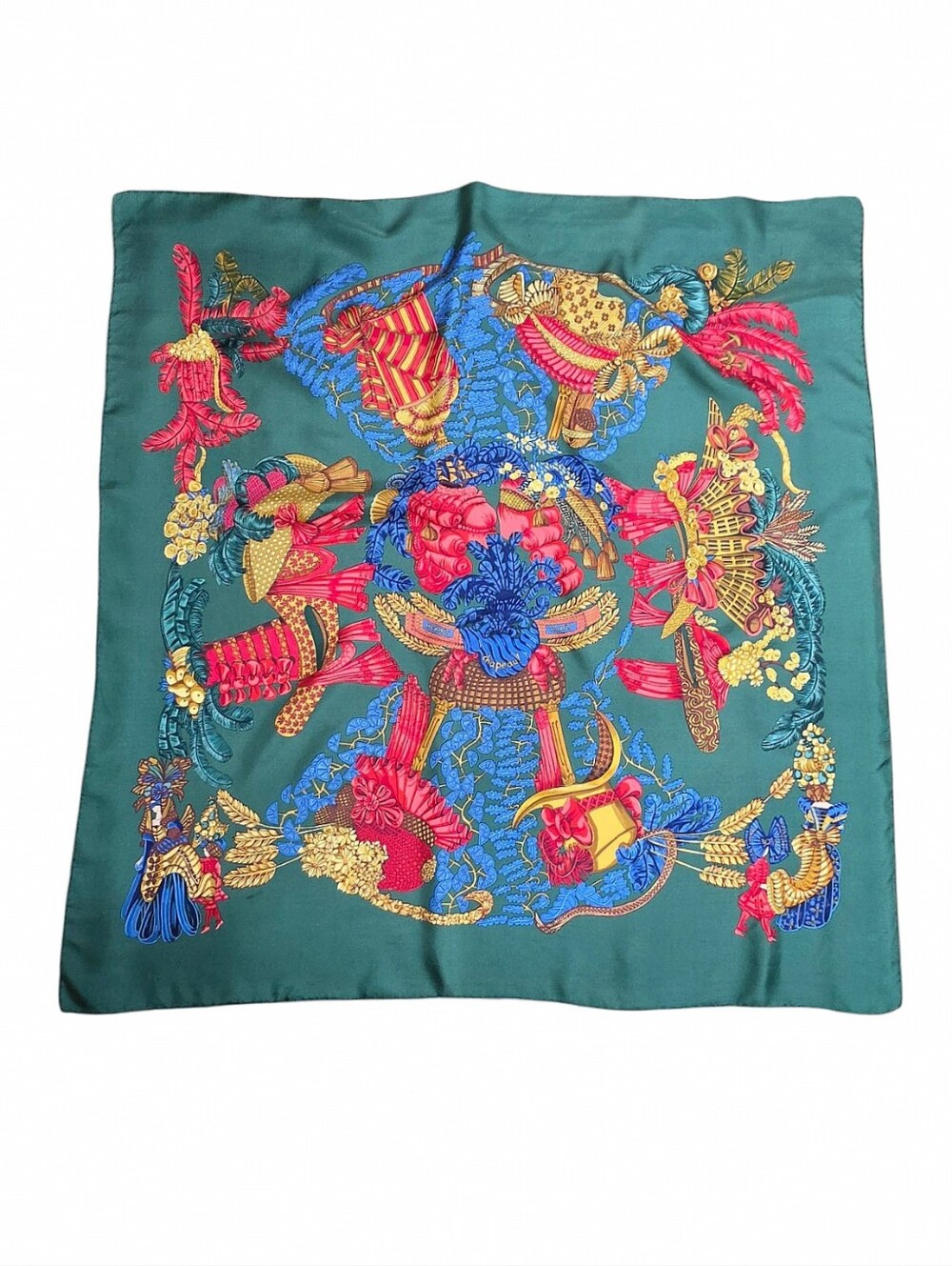 HERMES CARRE' "Chapeau" SCARF